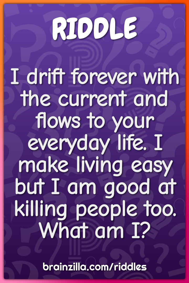 I drift forever with the current and flows to your everyday life. I...