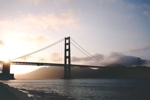 Sunrise in Golden Gate Bridge