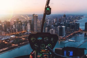 Chicago from Helicopter