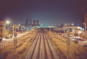 Nighttime Railroad