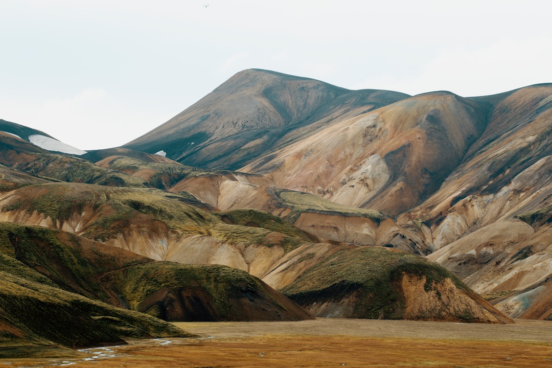 Eroded Icelandic Montains