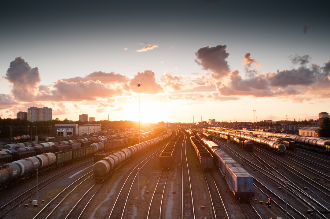 Sunset Trainyard