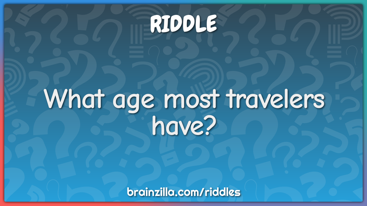 What age most travelers have?