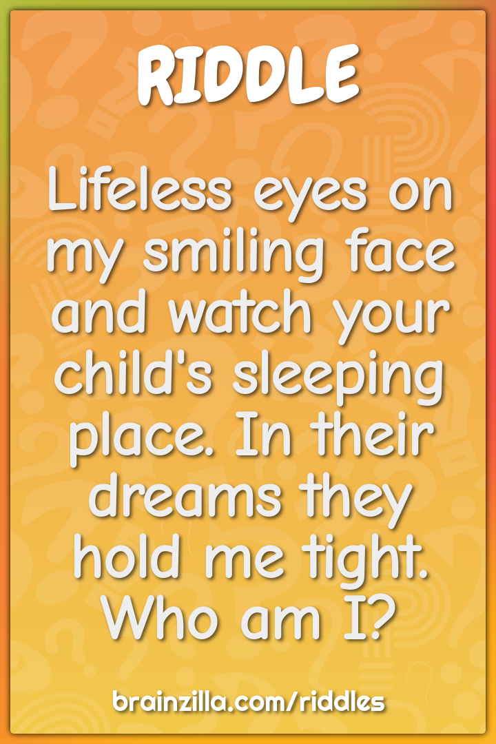 Lifeless eyes on my smiling face and watch your child's sleeping...